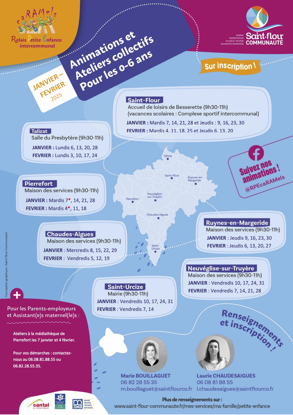 Planning RPE janvier-février 2025